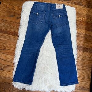 True Religion Mens Ricky relaxed straight jeans size 32